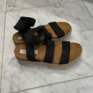 Steve Madden KIMMIE sandals - black - us size 8